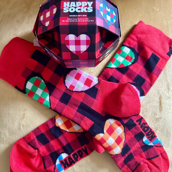 NWT ♥️ HAPPY SOCKS Adult Crew Socks - Picture 6 of 11